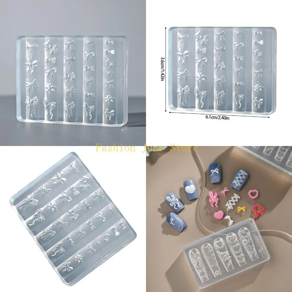 N5KA Multifunctional Mold Styling Mold Bowknot Accessories Molds