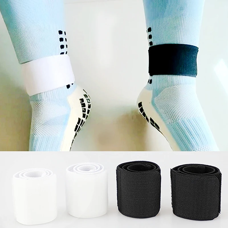 1pc Soccer Shin Guard Stay Fixed Bandage Tape Shin Pads Prevent Drop Off Adjustable Elastic Sports Bandage Sport Fixing Belt