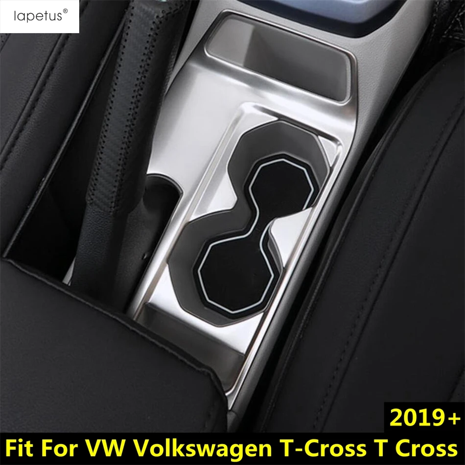 

Central Control Handbrake Gear Shift Frame Water Cup Panel Cover Trim Accessories For VW Volkswagen T-Cross T Cross 2019 - 2023