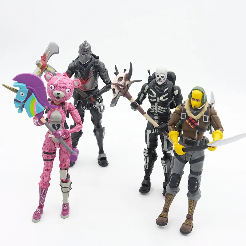Игровая фигурка Fortnite Raptor Black Knight Skull Trooper Premium Cuddle Team Leader MogulMaster, украшение для комнаты, игрушка, подарок