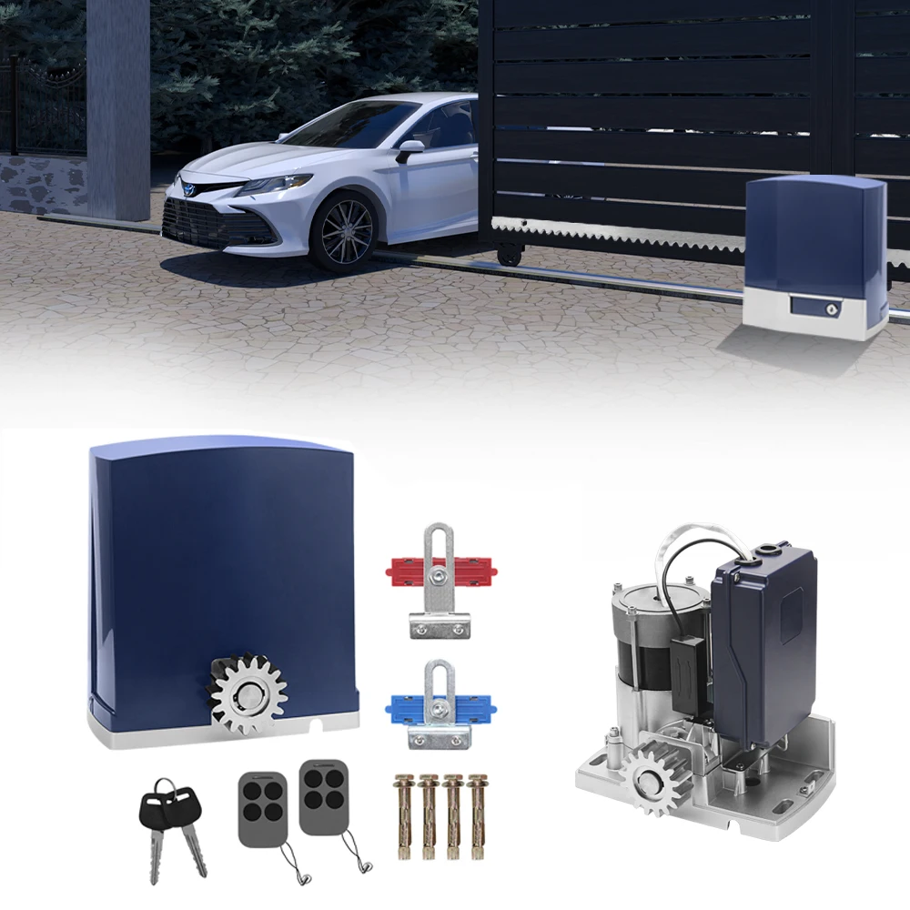 Smart WiFi 1000Kg Automatic Sliding Gate Opener, Inverter High-Speed Electric Slide Gate Motor