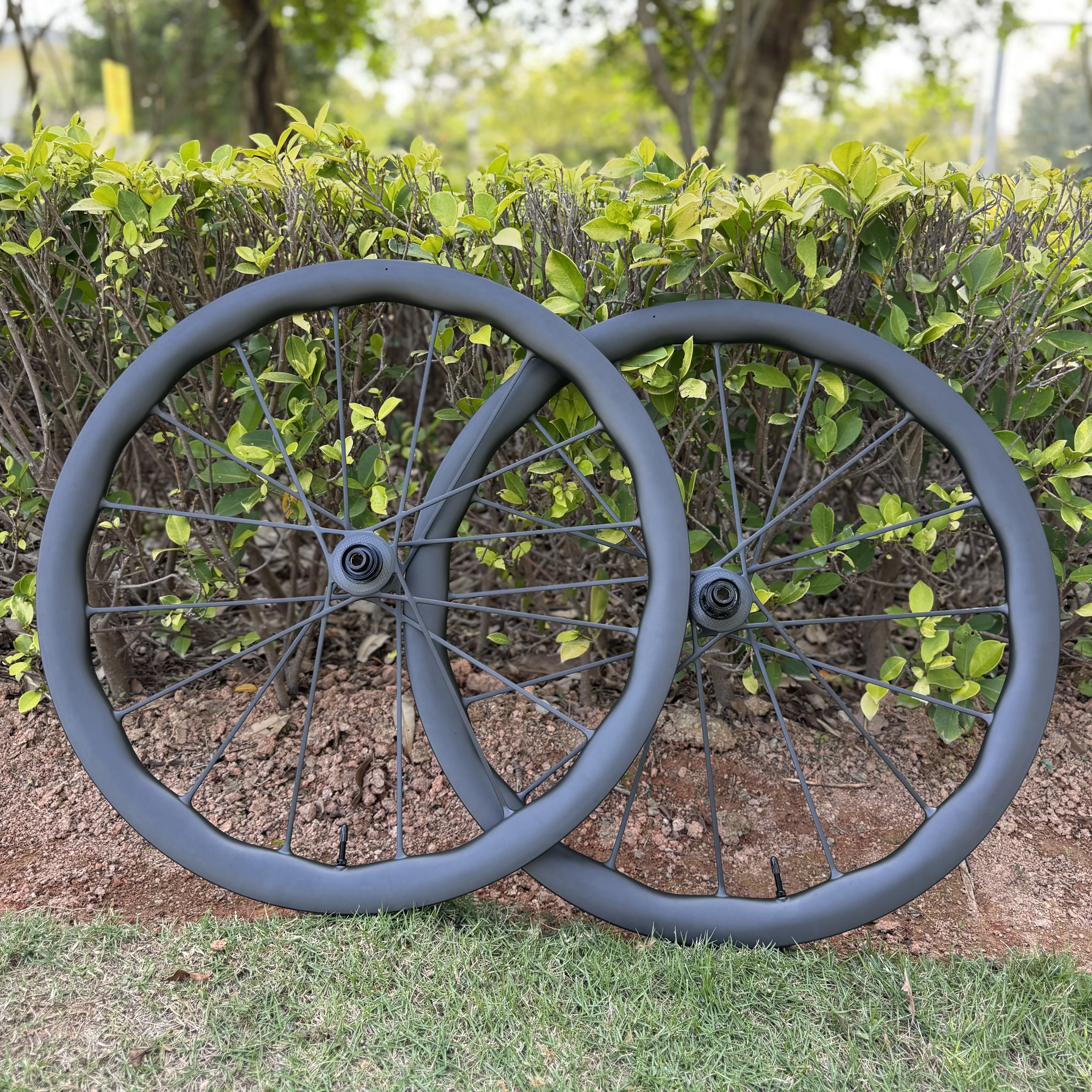 700C Road Bicycle Gravel Bike Depth 4540 Width 28mm T1000 Carbon Fiber Ultra Light Climbing Competition Integrated Spoke Wheel