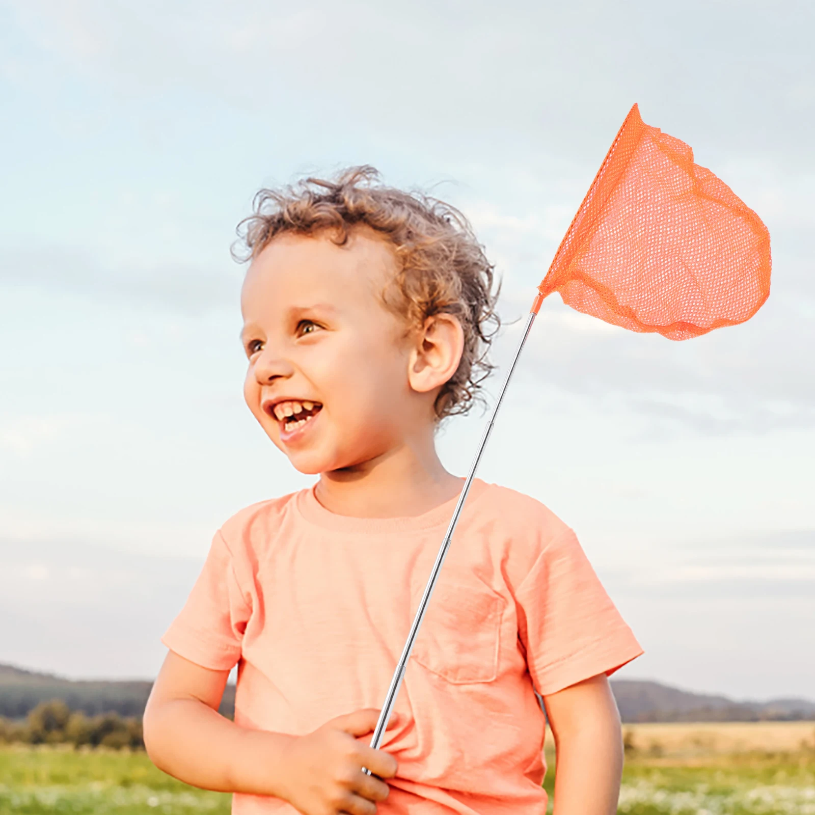 

1Set Insect Catching Nets Telescopic Stainless Steel Nylon Net Extendable Portable Outdoor Bug Catcher Butterfly Fishing Net