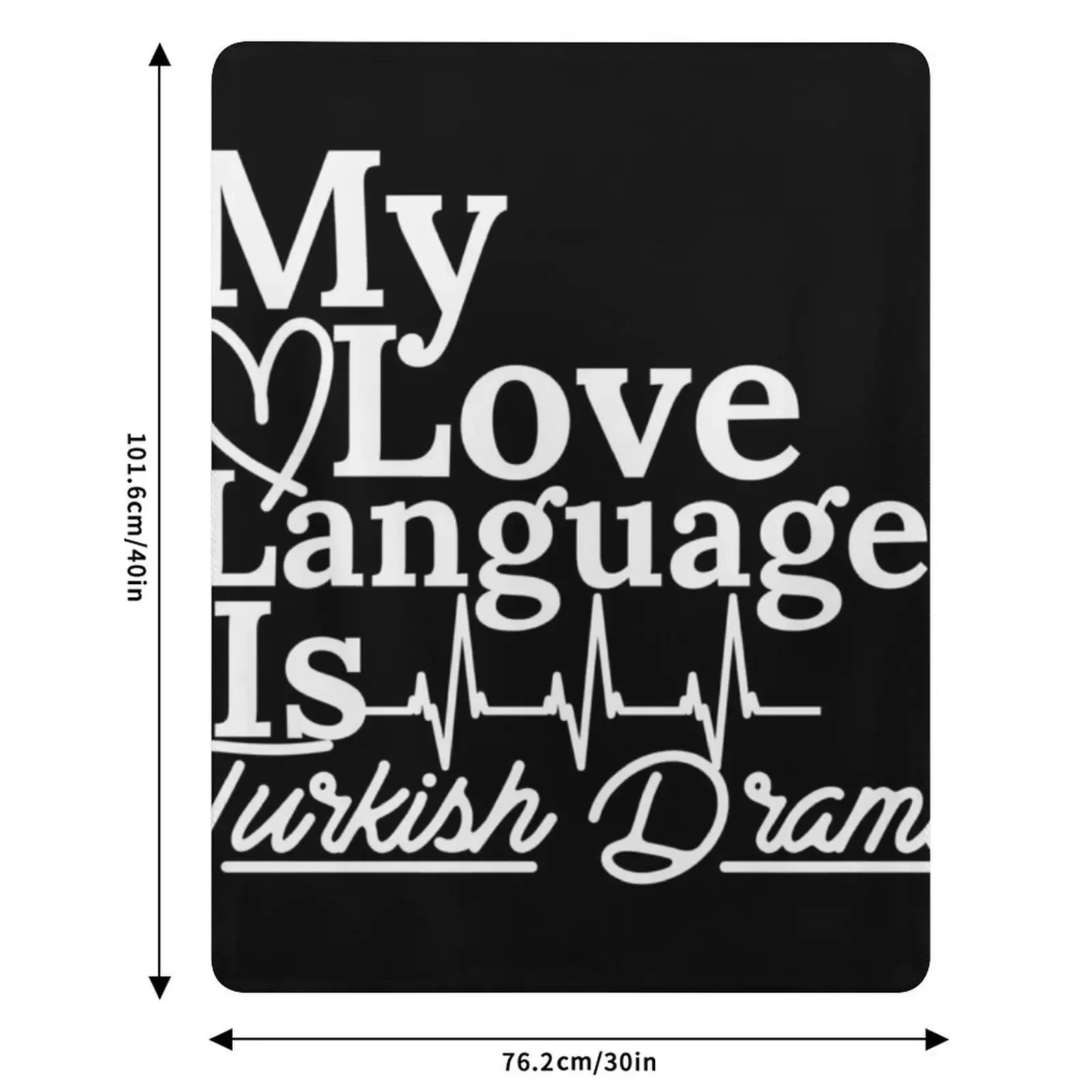 بلدي لغة حب الدراما التركية رمي بطانية السفر سرير ناعم بطانية قطيفة