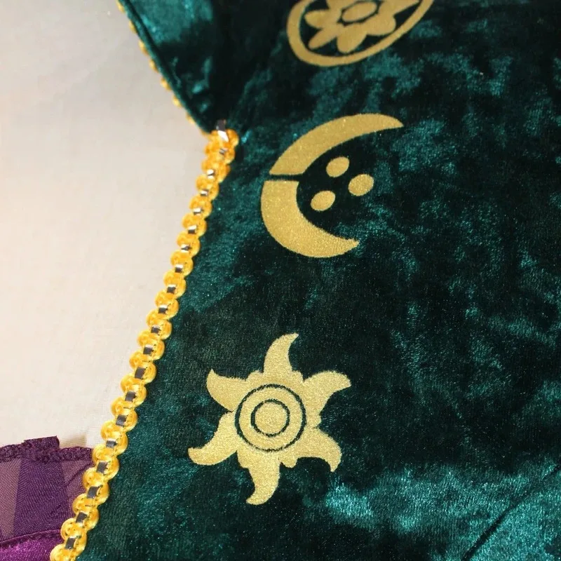 Fantasia medieval de veludo para cosplay, vestido longo de bruxa, winifred sanderson, adultos, mulheres, halloween, carnaval, palco, disfarce, 5ftu ^ 5f