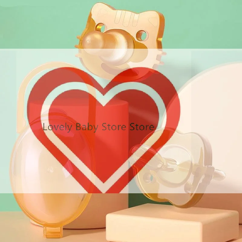 【BS】Food Grade Ultra Soft Silicone Baby Pacifiers 1/2 PCS With Portable Storage Case For 0-12 Months Infants Soothing