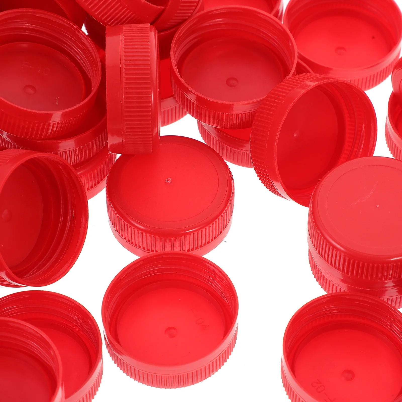 100 قطعة قبعات الزجاجات البلاستيكية الملونة الحرفية الأغطية قابلة لإعادة الاستخدام Diy بها بنفسك الاطفال التعليمية الحرفية اكسسوارات زجاجة ماء ختم قبعات