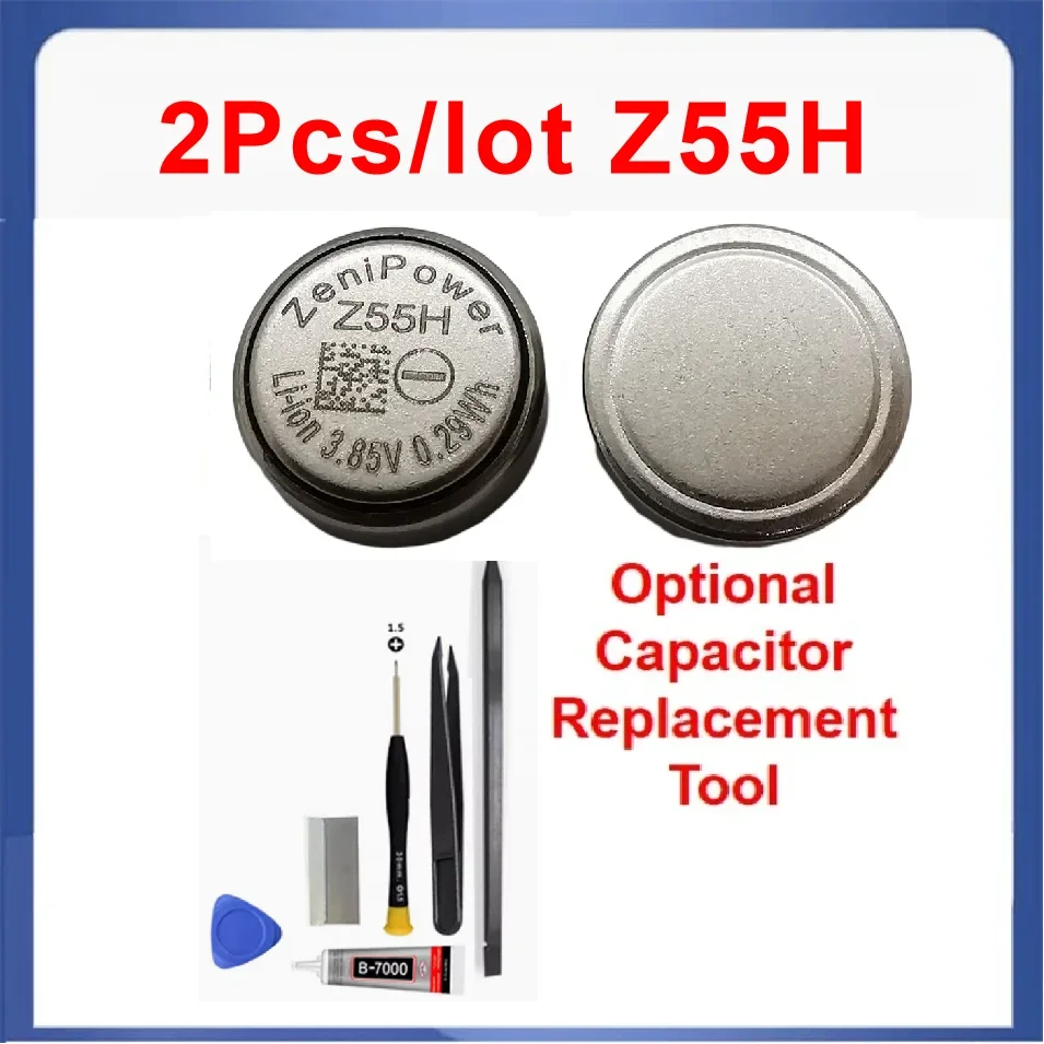 2pcs Z55H ZeniPower replacement CP1254 1254 for WF-1000XM4 XM4 Bluetooth Headset Battery 3.85V 75mAh Z55H