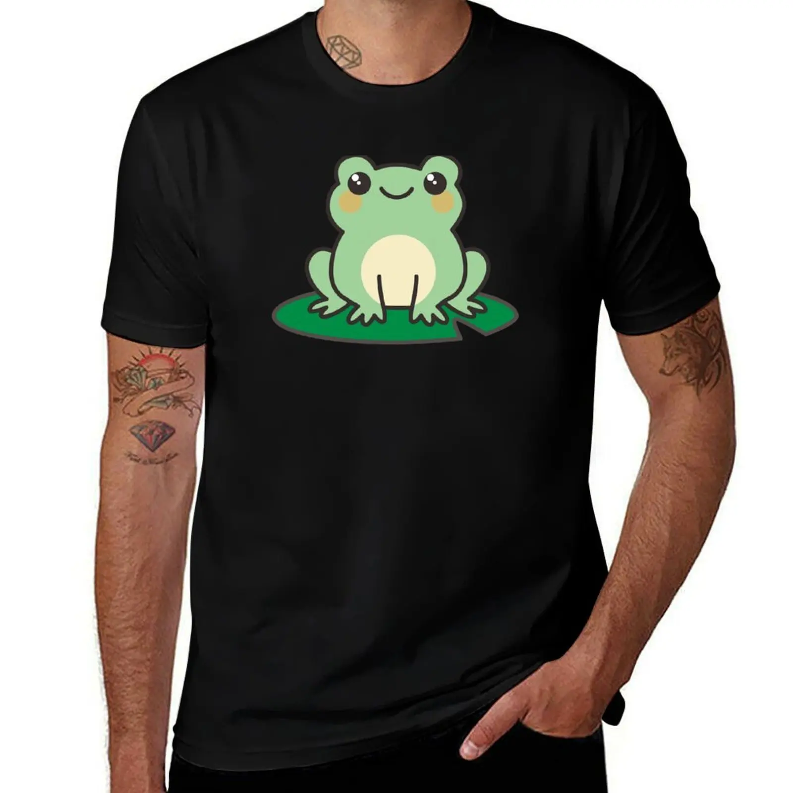 

Frug the Frog and His Pad T-Shirt vintage anime shirt essential t shirt oversized Men's t shirts