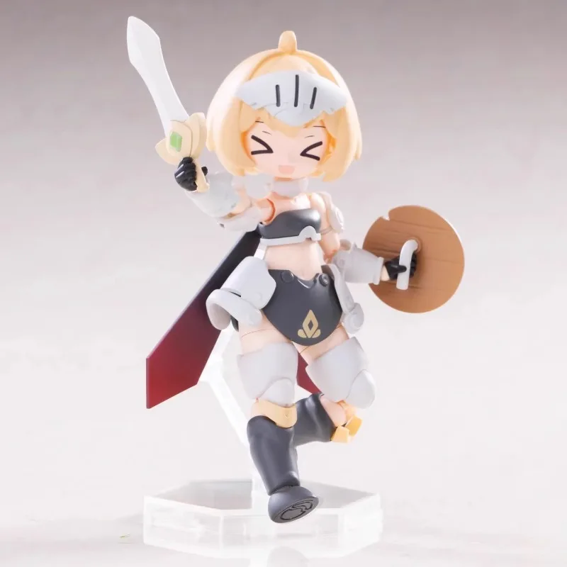 الشكل هدية لعبة Isekai مجلة السفر رينيلي براون المبتدئ المحارب Q-نسخة Mecha فتاة التجمع نموذج مفصلية عمل الشكل