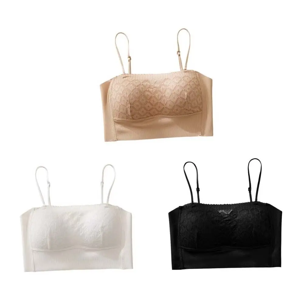 Push Up Underwear Lace Wireless Bra Anti-sagging Traceless Lace Traceless Vest Bra Gathered Breasts Slim Fit Seamless Bras Sport