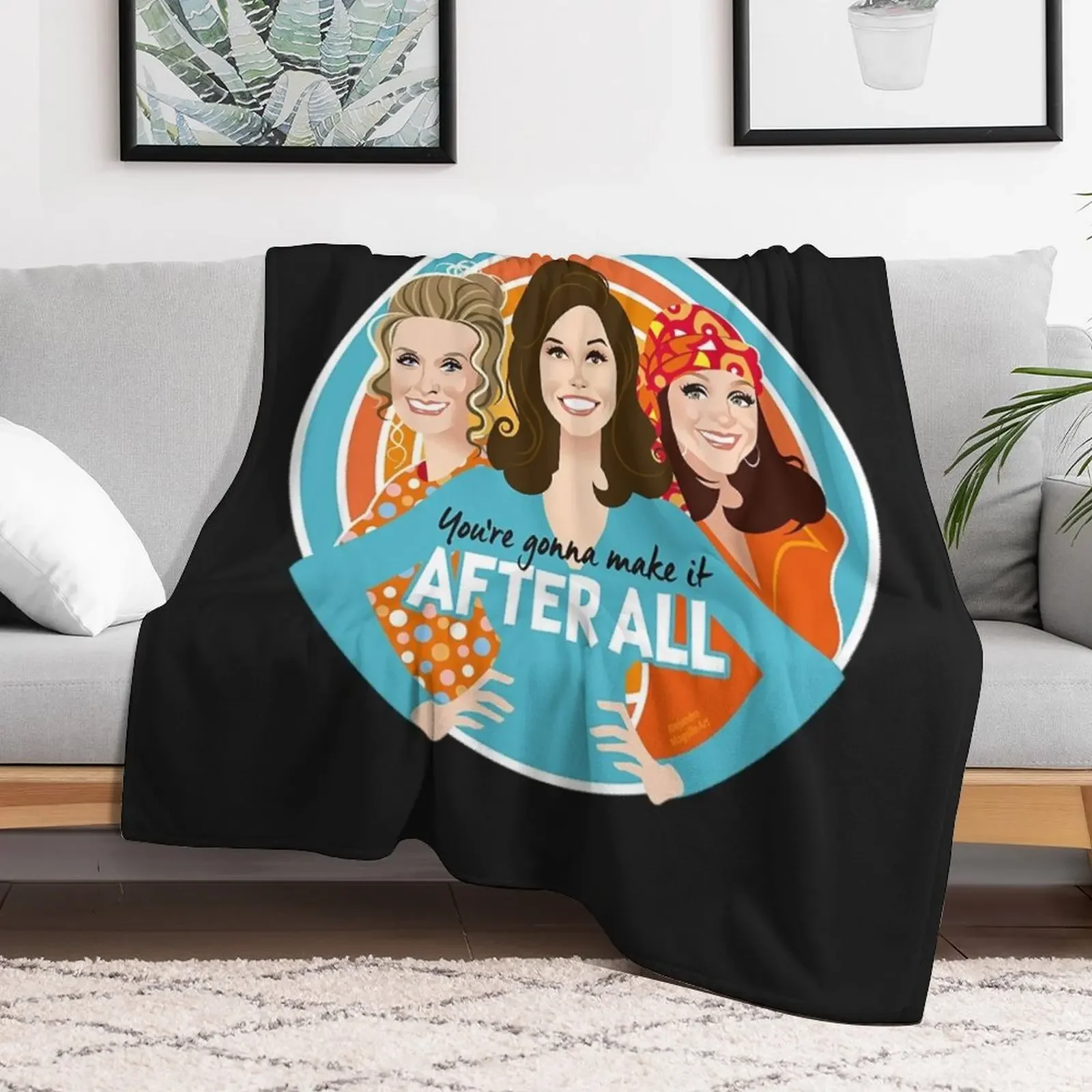 Mary Tyler Moore T-ShirtAfter all! Throw Blanket Sofa Throw Polar Sleeping Bag Blankets Sofas Of Decoration Blankets