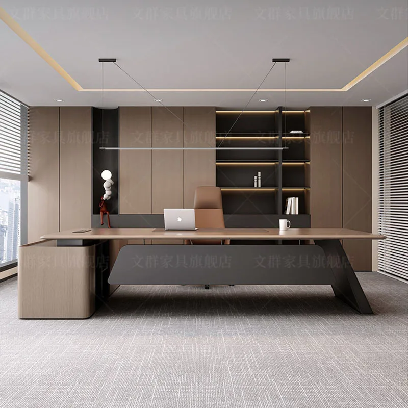 Craft Display Office Desk Bedroom Executive Long Decoration Office Desk Gaming European Computer Scrivania Commercial Furniture