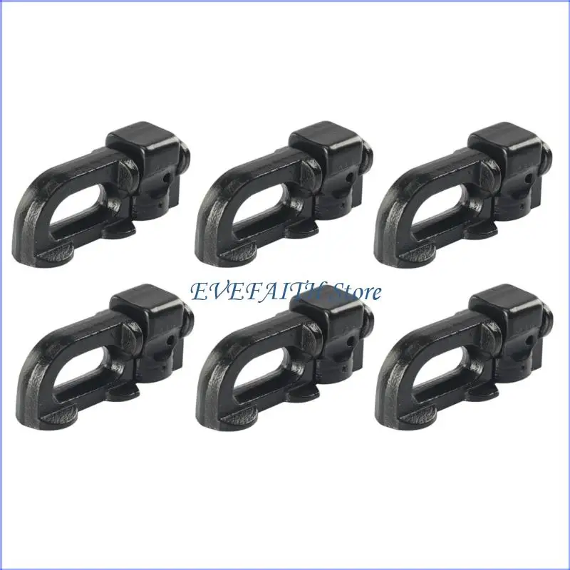 

124B Double Bolt Security Clamps For Campers Tracks 110lbs L Track Double Tie Down Fitting Fastening Buckle