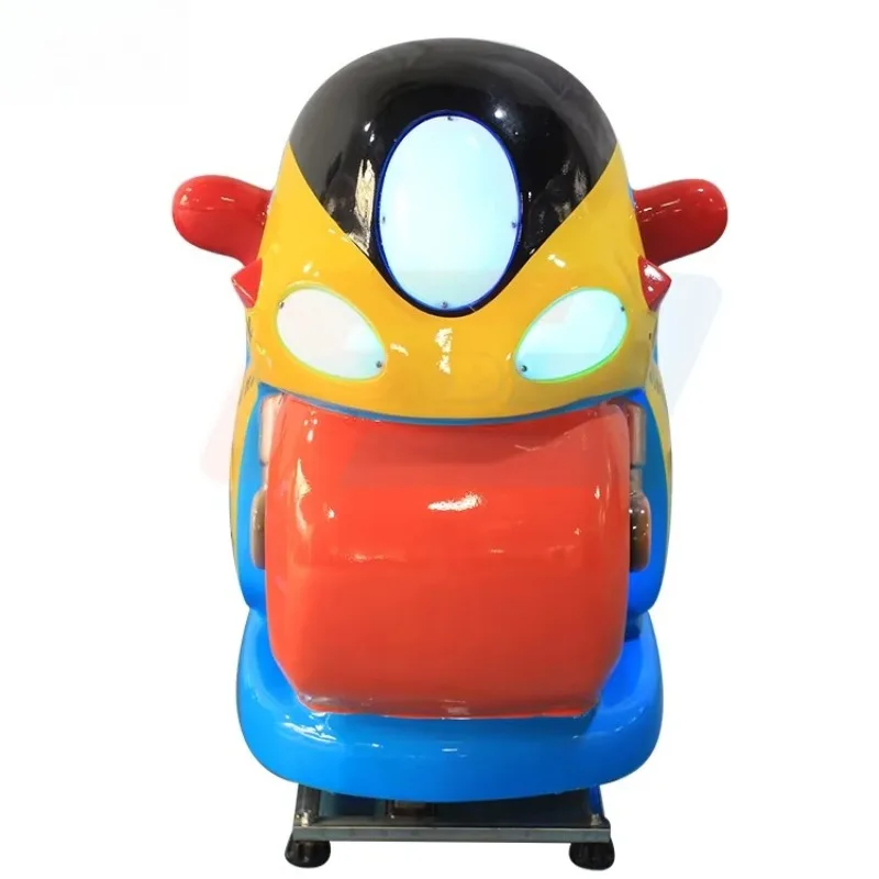 Fiberglass arcade kids riding game machine kids indoor play game machine for sale coins cheap