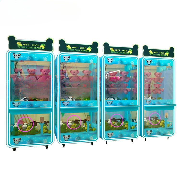 Cheap Amusement Park Coin Operated Game Machine Toy Vending Arcade Claw Crane Machine Claw Machine With Bill Acceptor