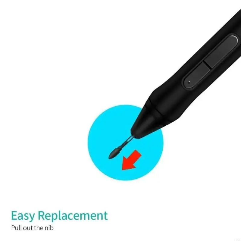 

10Pcs Replacement Styluses Nibs for PW100 PW201 Pen H610 ProV2 H640P H950P H1060P HS610 H1161 H320M HS64 Tablets D5QC