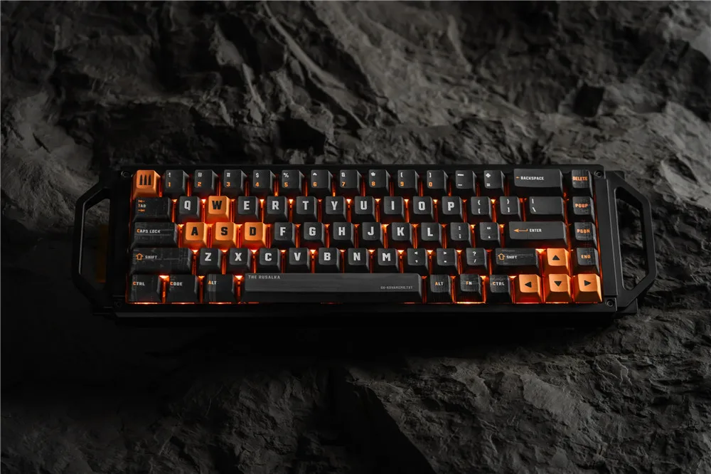 Dry Studio Mecha 65 Tri-Mode Mechanical Esports Gaming Keyboard 2.4G Bluetooth Wireless Wired CNC Metal Body Keyboard