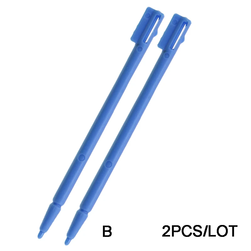 YuXi 2 шт. Для NDSL NDS, сенсорный экран, ручка, игровая консоль, сенсорное сопротивление, пластиковая ручка, ручка для рукописного ввода, ручка для экрана