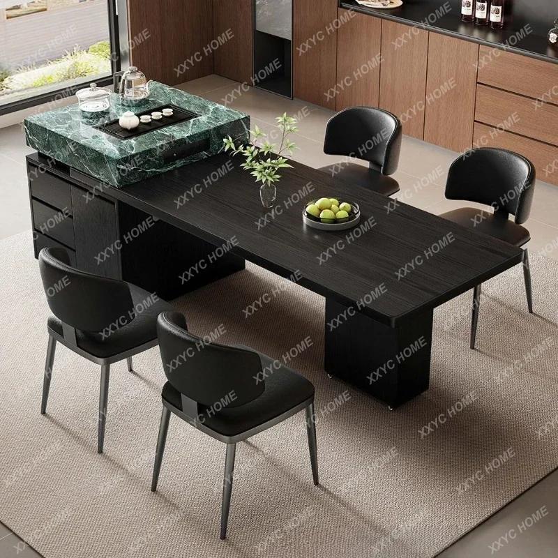 XX Luxury Modern Dining Tables New Style Villa Storage Advanced Dining Tables Customizable Accent Home Furniture Mesa