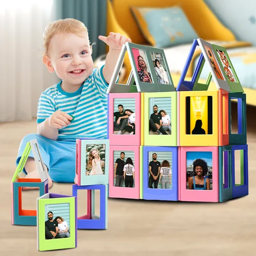 5/10/20 Uds. Fujifilm Instax Mini marcos de fotos magnéticos de 3 pulgadas para Fuji Instax Mini 12/SE/40/EVO/Link 3 marcos de fotos de película Instax