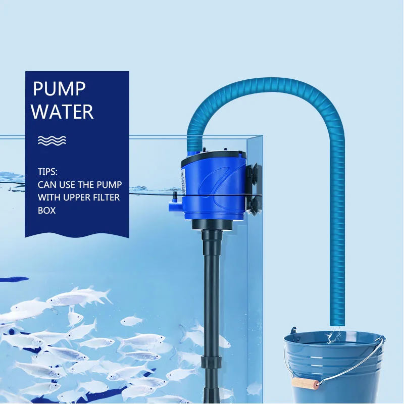 8/12/20/30/45w Aquarium Water Pump Aquarium Filter Pump For Fish Tank Coral Reef Marine Tank Pump Increase Air Oxygen Pump