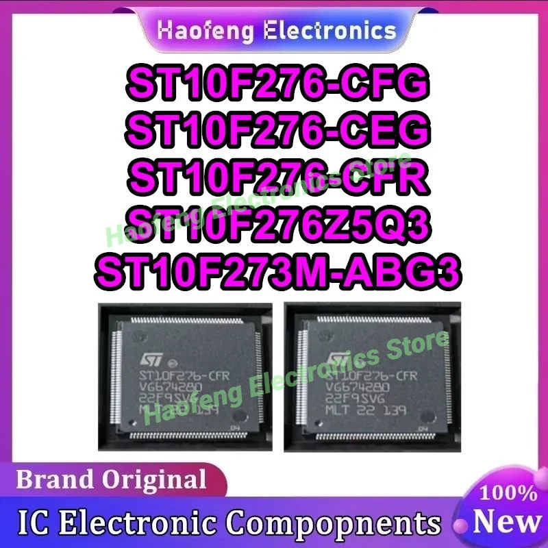 

ST10F276-CFG ST10F276-CEG ST10F276-CFR ST10F276Z5Q3 ST10F273M-ABG3 Чипсет QFP144 IC Новый оригинальный на складе