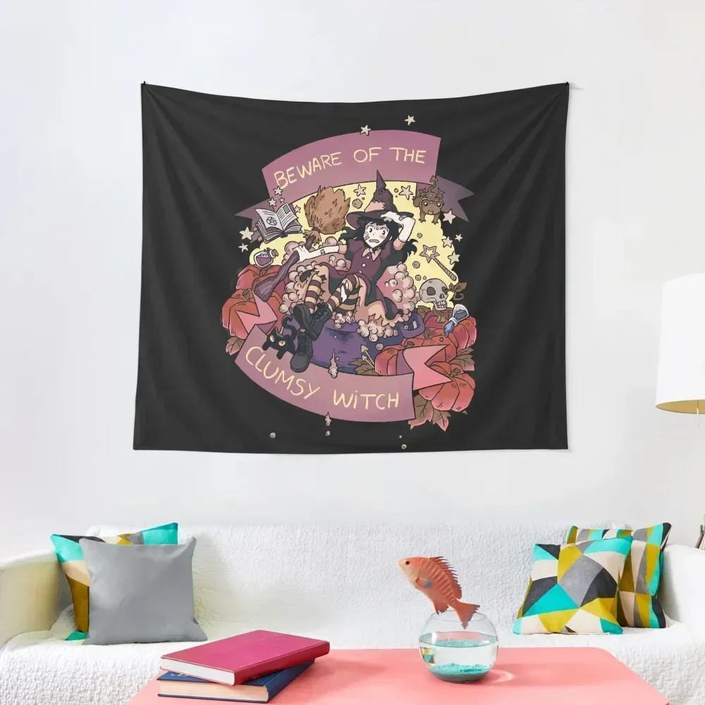 

Beware of the Clumsy Witch Tapestry Home Decoration Accessories Decoration For Home Tapestry