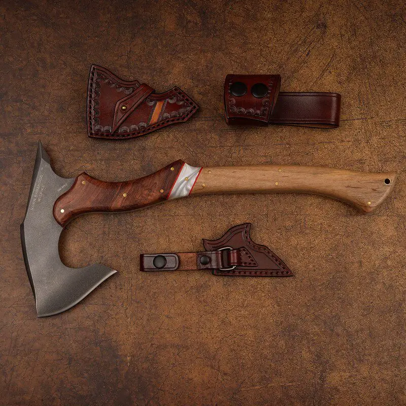 Multi Functional Tactical Axe High Carbon Steel Camping Axe Outdoor Survival Axe Household Chopping Tool