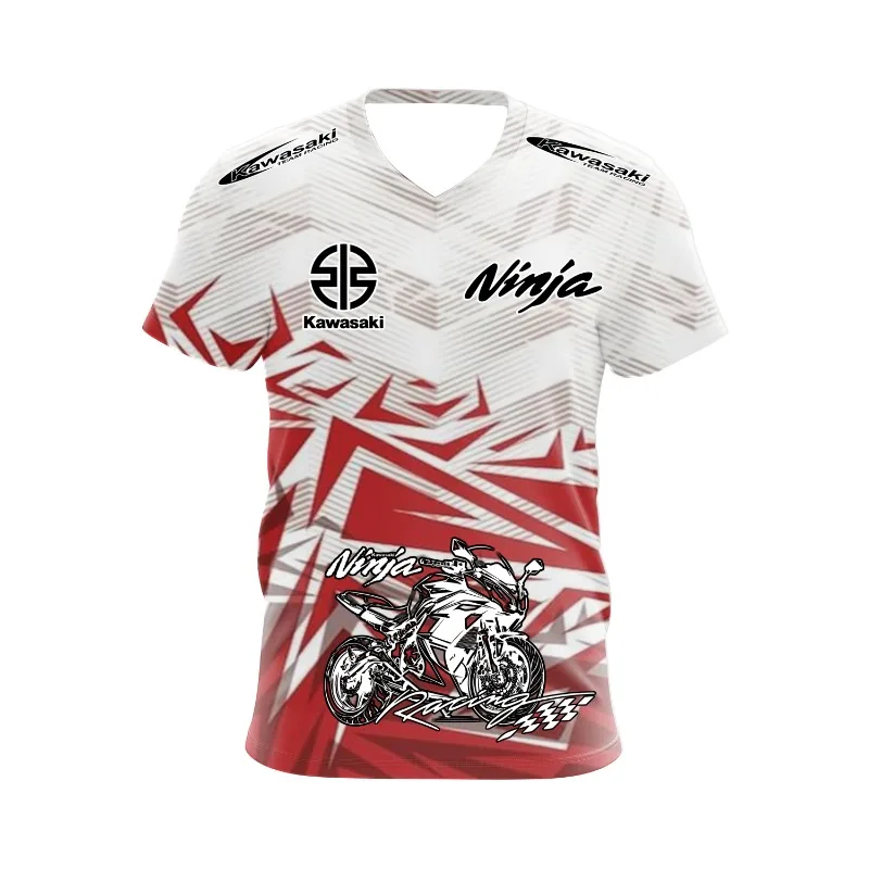 2025 كاواساكي دراجة نارية شعار Z الرجال الصيف التجفيف السريع امتصاص العرق تي شيرت ، النشاط في الهواء الطلق تي شيرت ، الشارع عادية #2