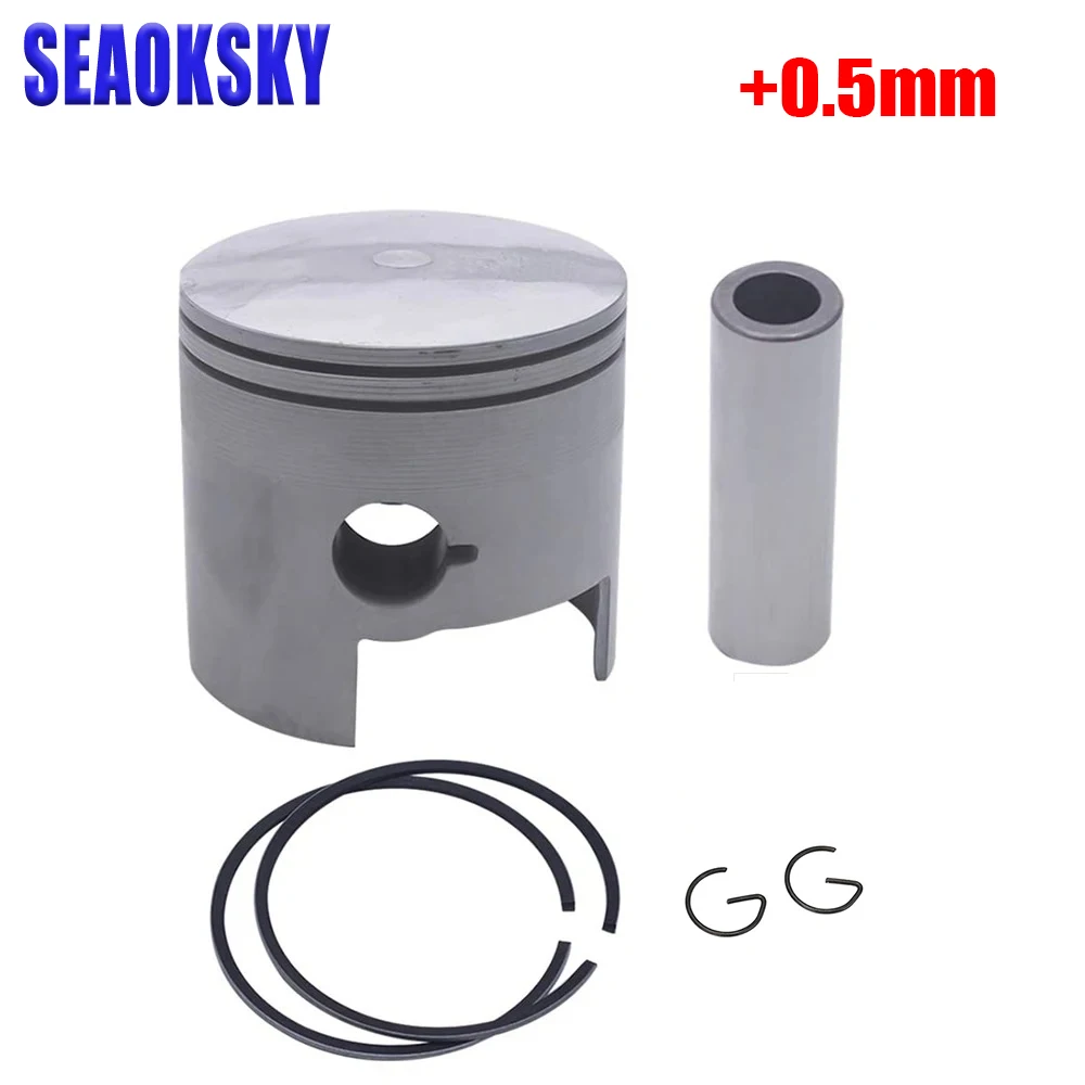 

688-11636 Piston set (0.50Mm O/s) for Yamaha outboard 48HP 50HP 55HP 75HP 85HP 688-11636-03 688-11636-02 688-11636-01 82.5mm