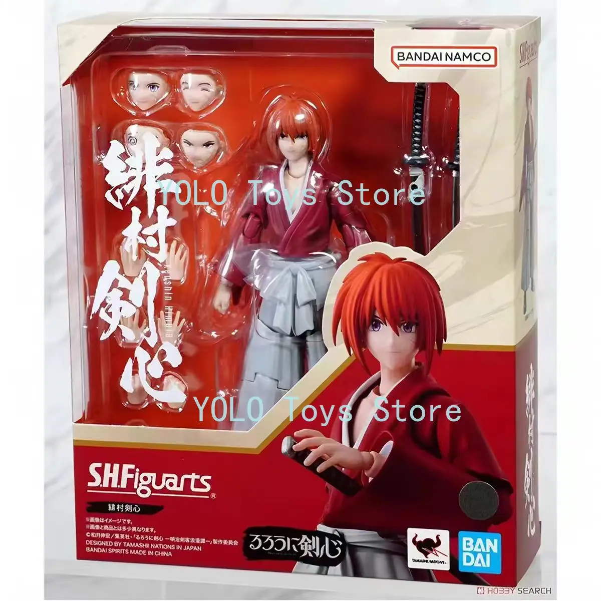 

Pre-sale Bandai SHF Rurouni Kenshin Himura Kenshin Meiji Kenkaku Romantan Action Figure
