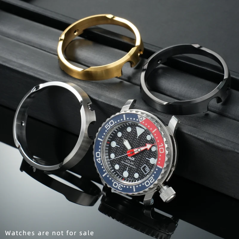 ل Seiko SNE497 SNE498 SNE499 حامي الكفن SNE518 SNE533 SNE535 SNE537 الفولاذ المقاوم للصدأ درع ساعة غطاء الغلاف الخارجي