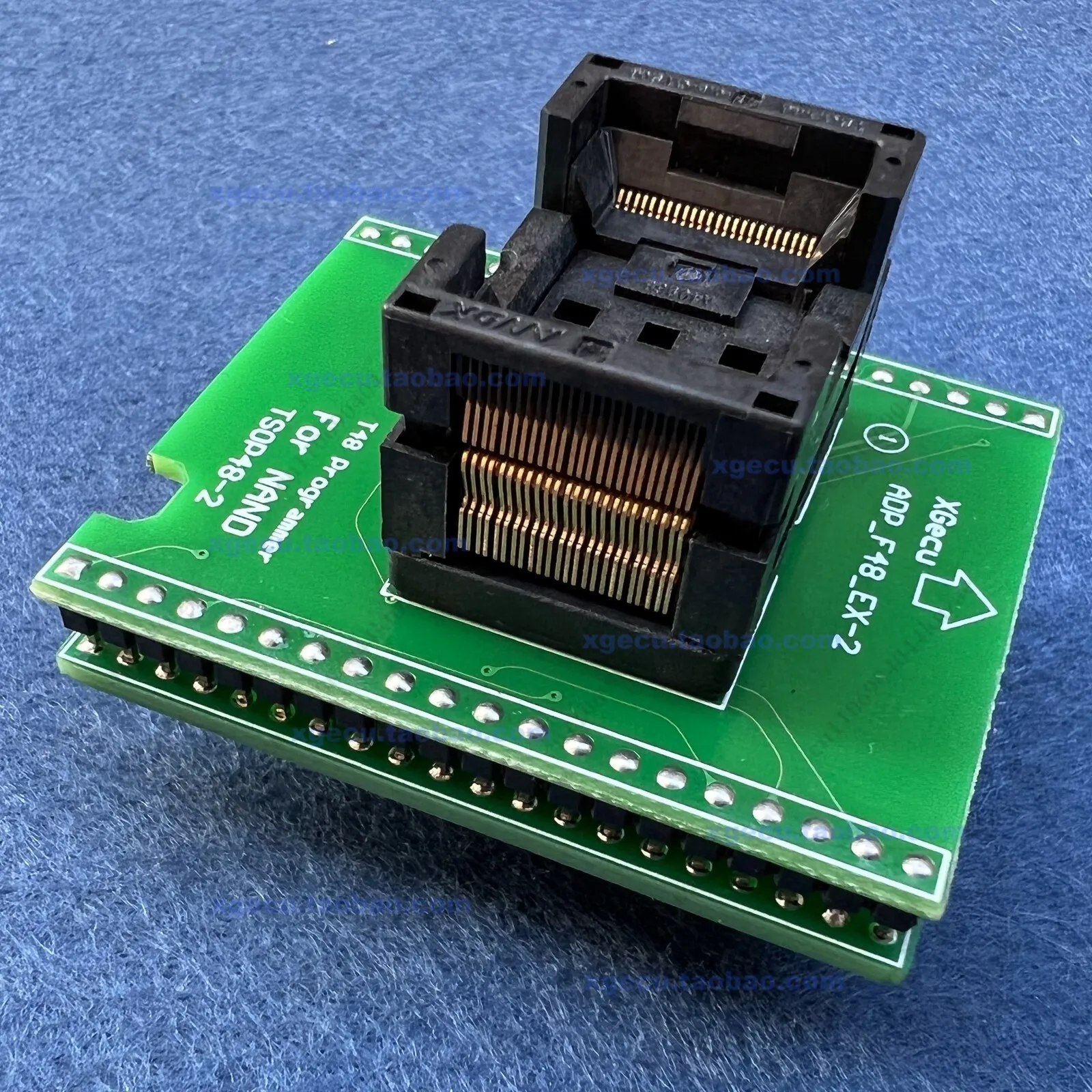 TSOP48 NAND Flash Adapter Socket ADP_F48‑EX‑2 V2 Test Burn‑in Socket For T48 Programmer Chip Programming Reading Writing