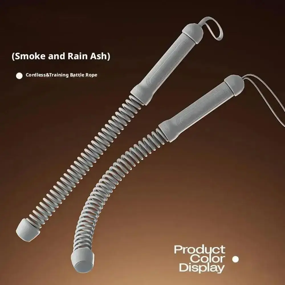 

Replacement Spring Gym Battle Rope Rebound Non Slip Cordless Battle Rope Durable Multifunction Strength Training Bar