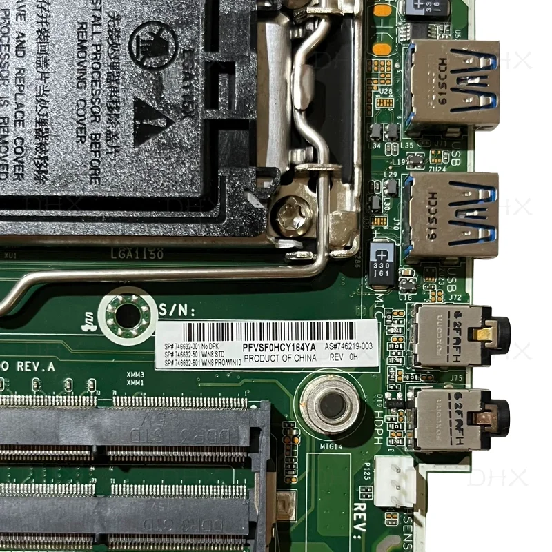 746632-001 For HP ProDesk 800 G1 DM Motherboard 746219-001 746219-003 Mainboard 100%tested Fully work be Fast quickly DH