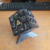 3x3Knowledge Magic Cube Chemical Element Cube Junior High School Mathematics Calculus Learning Puzzle Cube Toy for Student Kids