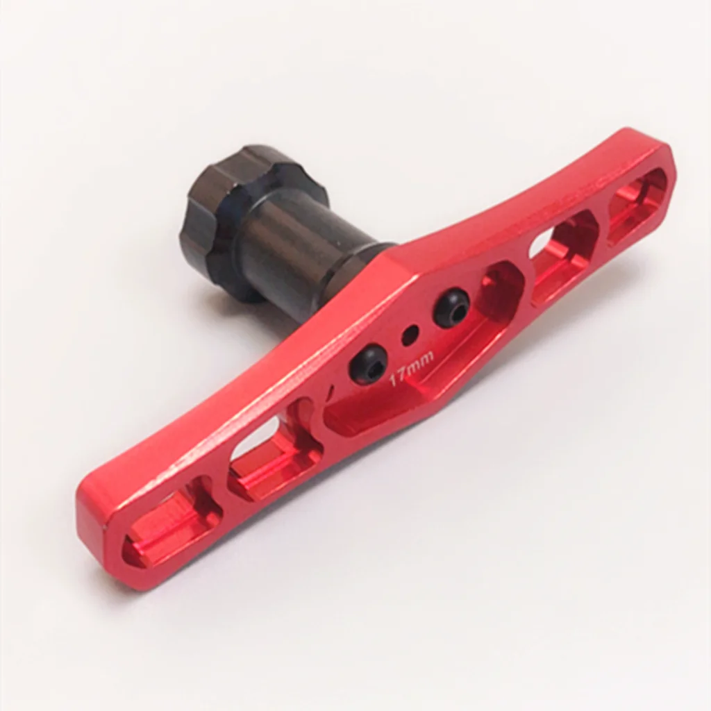 17MM Red Color Car Model Sleeve, Hexagonal Sleeve, Tire Adapter Tool, Special Tool for Model Cars