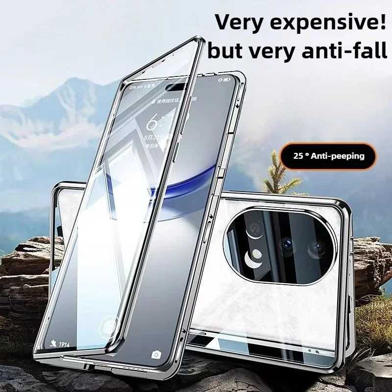 

New model for Huawei nova13 Pro Case double-sided glass magnetic king ultra-thin magnetic anti-fall for Huawei Nova 13 Case