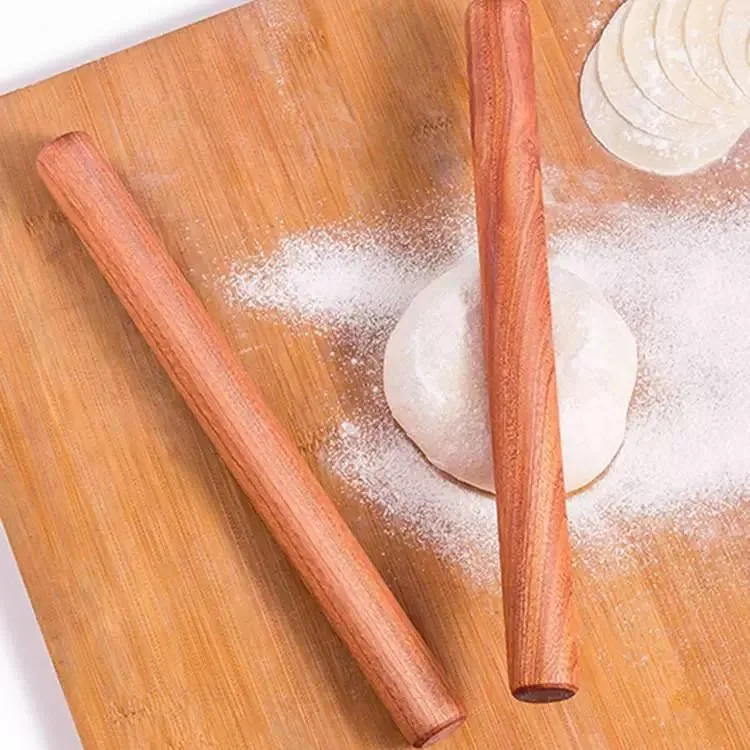 Solid Wood Rolling Pin Ebony Dough Roller Bakery Accessories Baking Tools Dumpling Skin Crust Special Extended Commercial