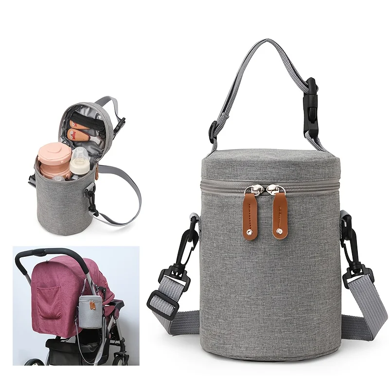 Bolsa de cubo aislante de poliéster, bolsa de refrigeración, botella portátil, bolsa de gran capacidad, bolsa contra salpicaduras de agua, 1 Uds.
