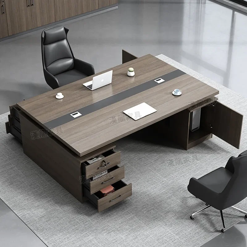 for Desk Double Face to Face 24 Two Person Financial Desk Supervisor Manager Boss Office Computer Desk and Chair Combination