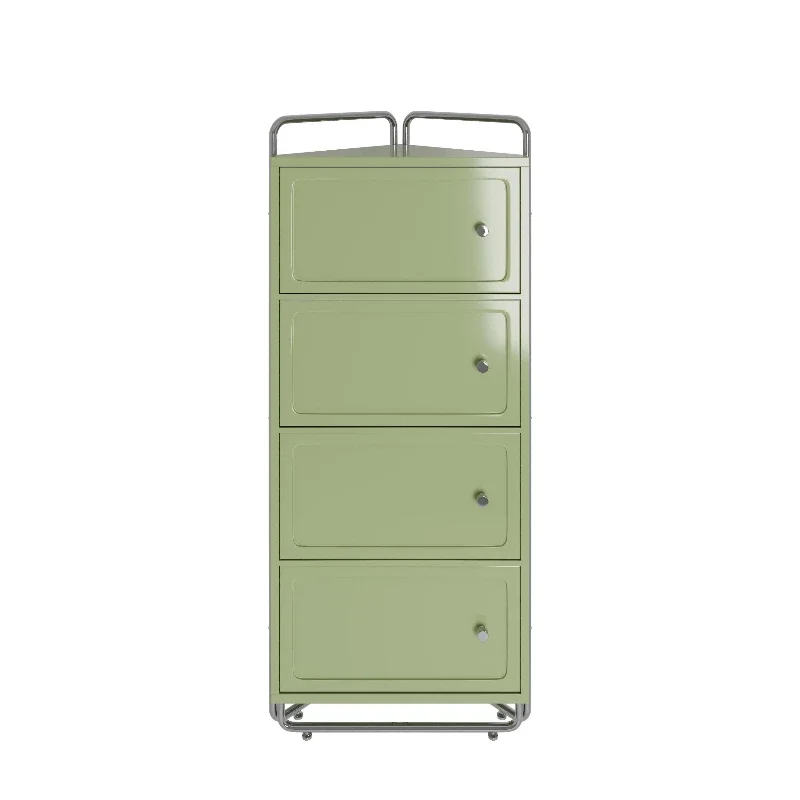 

Solid wood simple corner cabinet small apartment living room corner locker