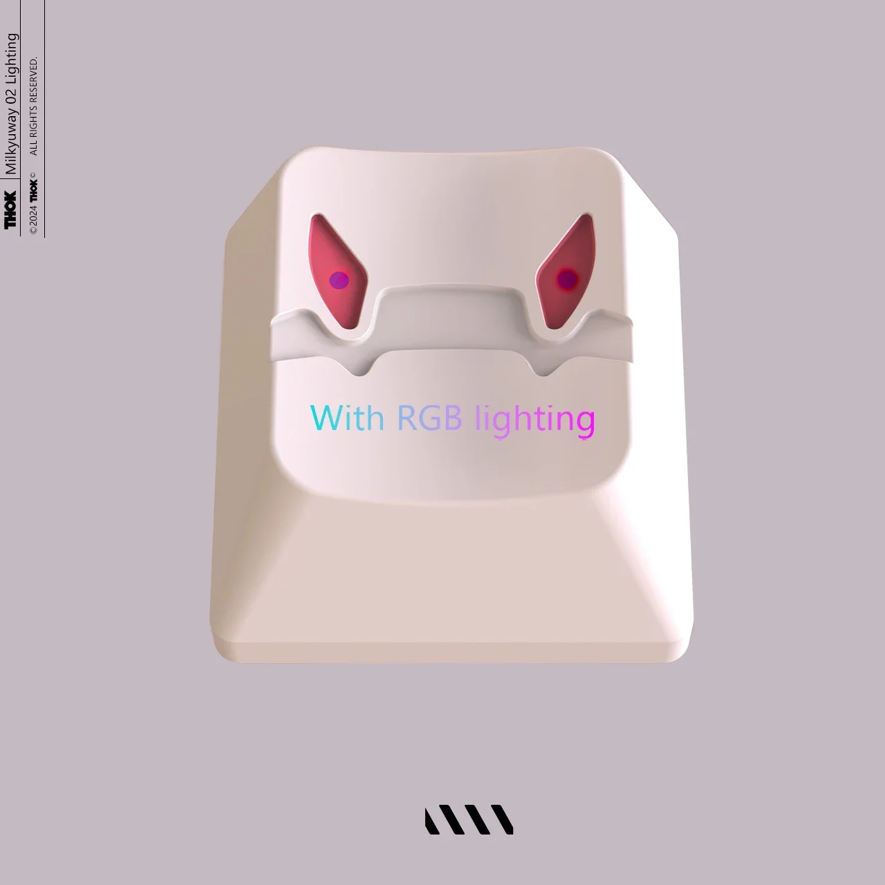 

02 RGB darling 02 glitter, paint sprayed metal personalized keycaps