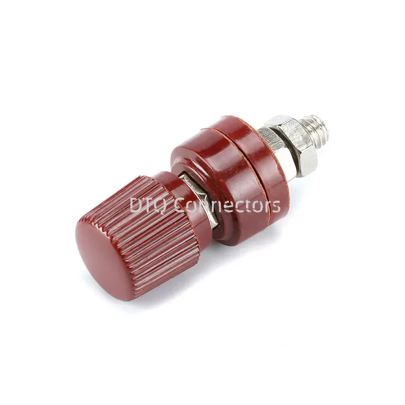 333 M6x32 Metal Power Terminal 6mm Banana Socket Post Thread Welding Inverter Power Connection Header Connector Terminal Header