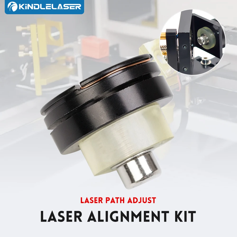 KINDLELASER – Kit d\'alignement du régulateur de lumière Laser, dispositif de calibrage du chemin pour Machine de découpe Laser CO2