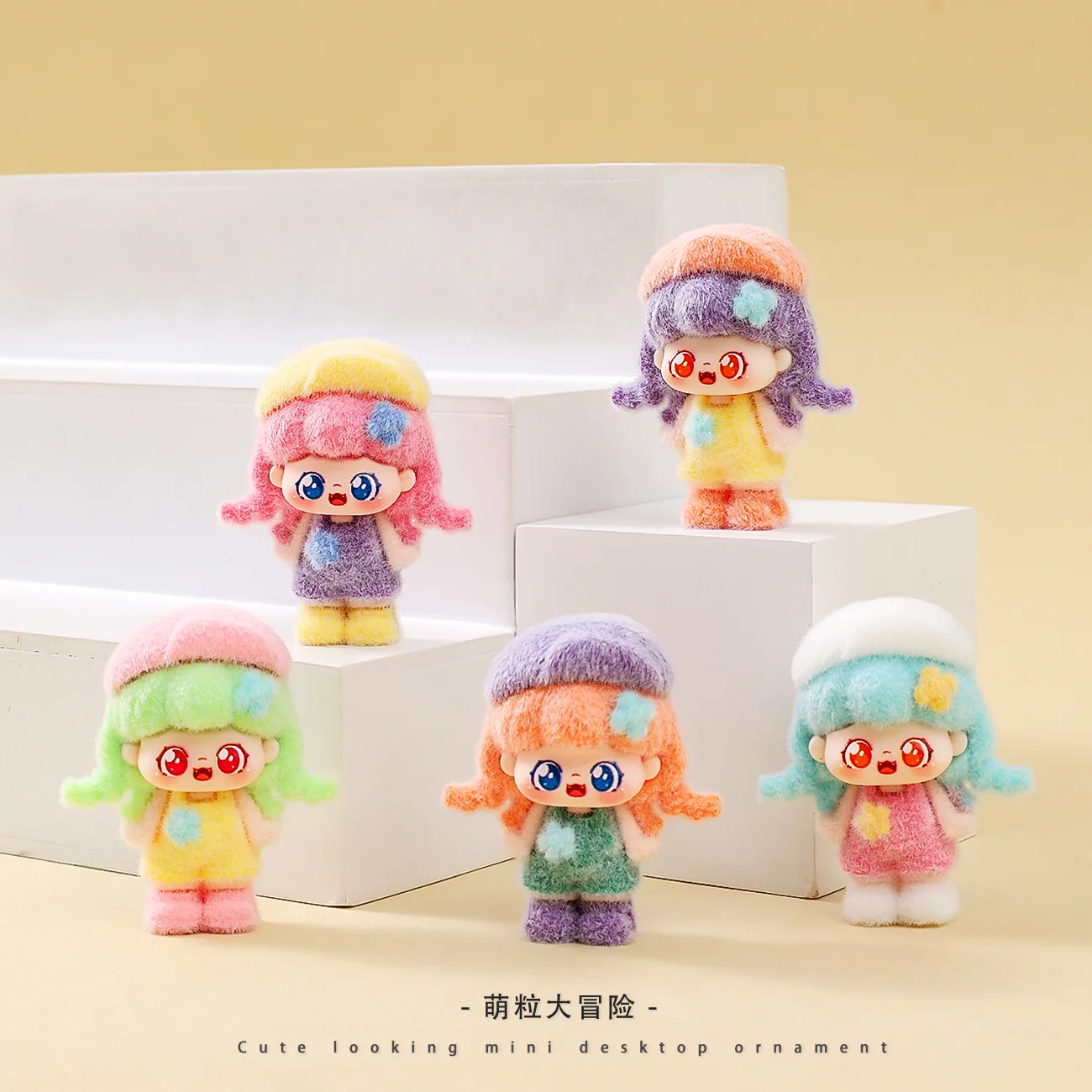 Graziosi ornamenti da tavolo a forma di cagnolino con codini, action figure interattive