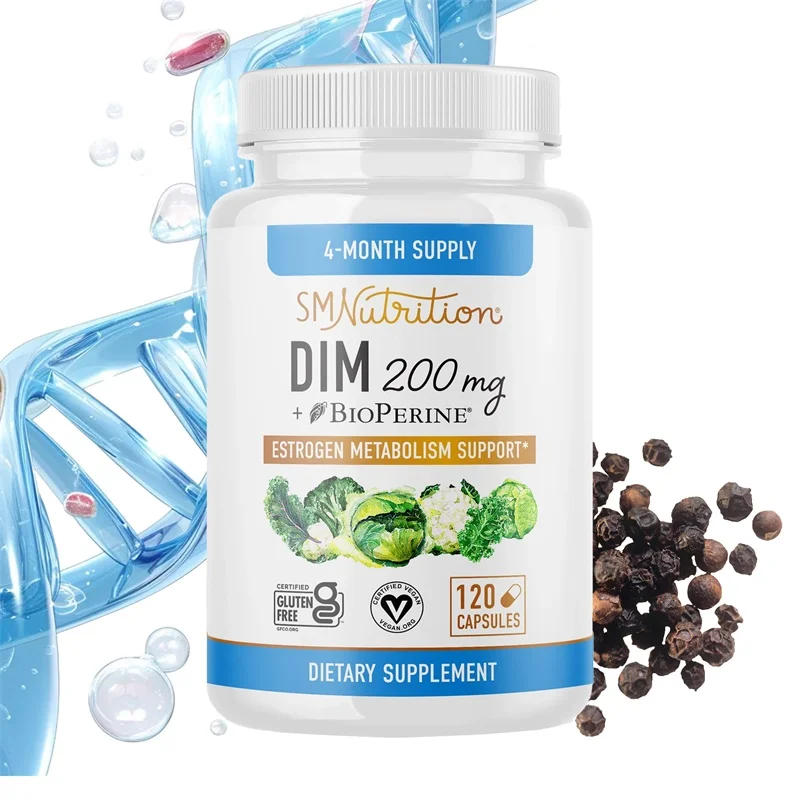 

БАД DIM 200 мг - для баланса эстрогена у мужчин и женщин, от акне, при менопаузе, антиоксидант и средство от ПМС