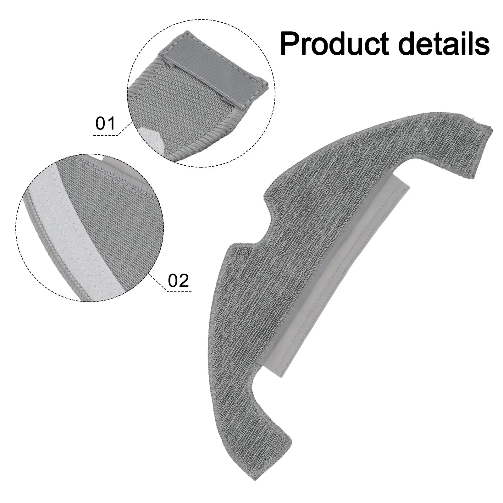 Robot Vacuum Mop Cloth Replacement for D10 Plus Gen 2 D10 Plus Z10 Pro 6 Piece Microfiber Cloth Set for Easy Use