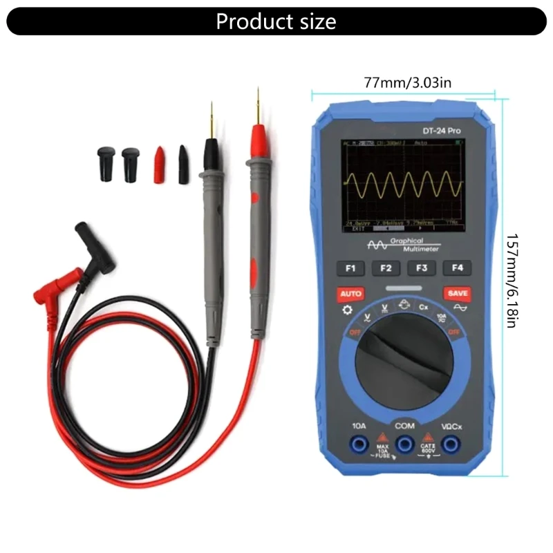 User Friendly Multimeter Digital Oscilloscope For Students Educational Purposes